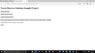 Create a list called “Projects” to track project information Solved