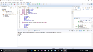 Create a text file that contains ten Person objects Solved