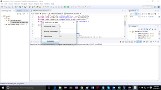 Retail Price Calculator Solved