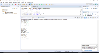 Rectangle class in Java