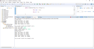 Student and TestStudent Solved
