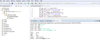 CS18000 Homework 01: Business Card Solved