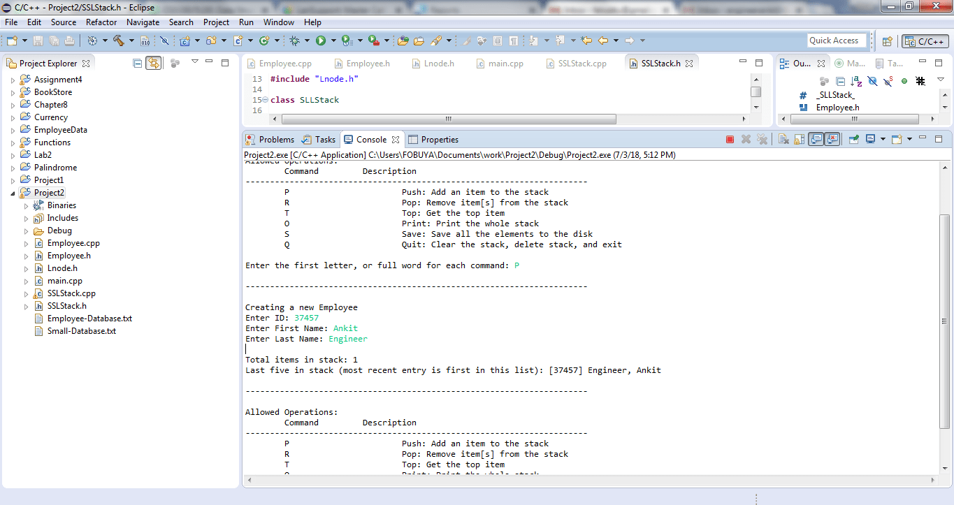 CS3100/5100: Data Structures and Algorithms Programming Assignment #2 Solved
