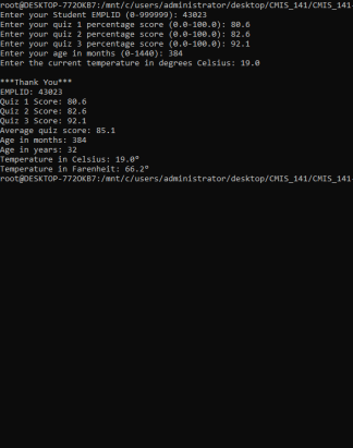 CMIS141 Homework 1 Solved