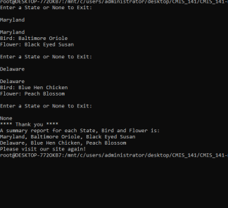 CMIS141 Homework 4 Solved