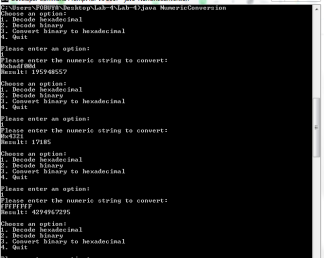 COP3502 Lab 04: Numeric Conversion Solved