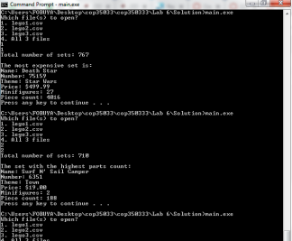 COP3503 Lab 6 – File I/O Solved
