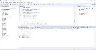Write a program to ask two people for their account balance Solved