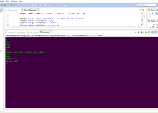 COMP 228: Java Programming  Lab Assignment #1 – Java Classes Solved