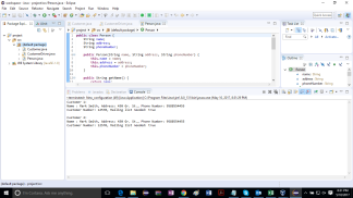 Design a class named Person with fields for holding a person’s name Solved