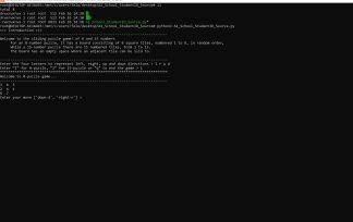 CSC1002 – Computational Laboratory Sliding Puzzle Solved