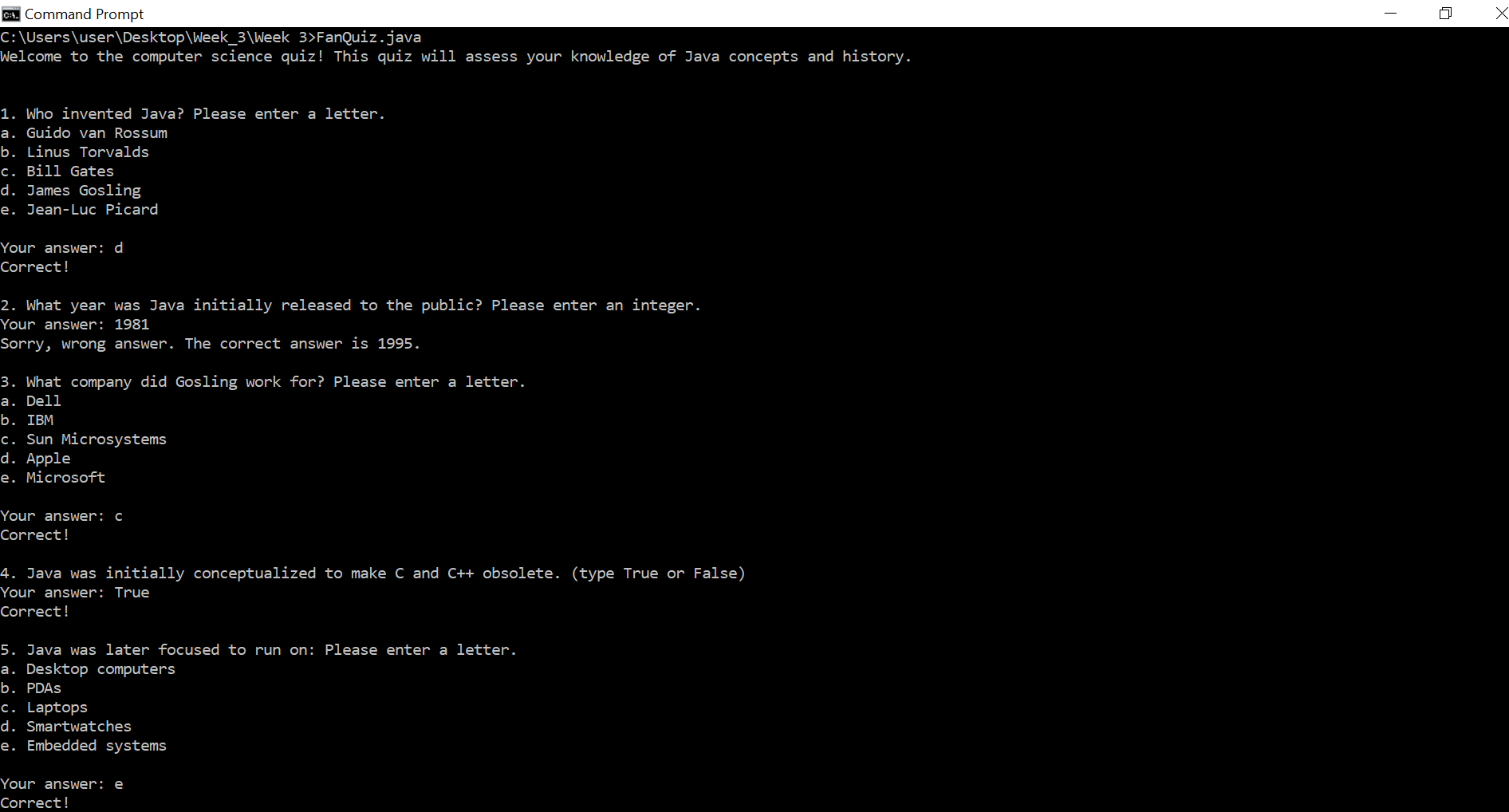 CS 570: Programming Foundations Homework Assignment #3 Solved