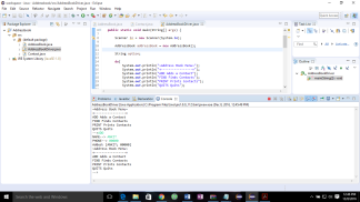 Solution Programming: Address book