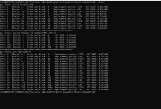 CDA3101 Cache Simulation Solved